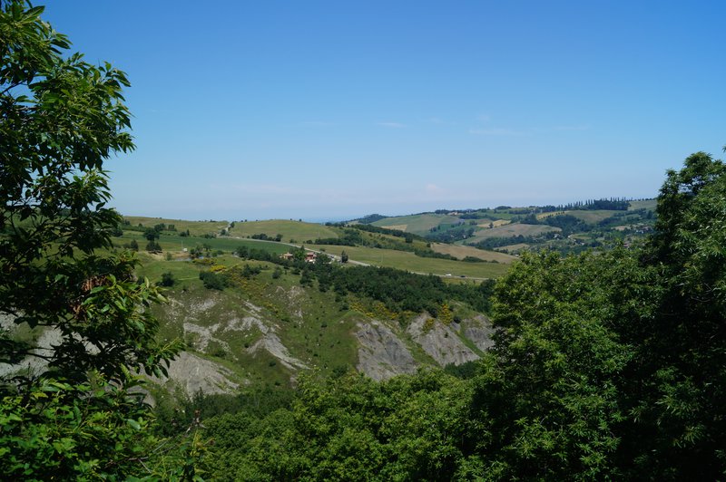 Vista panoramica dei colli bolognesi
